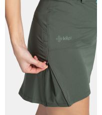 Damska spódnica outdoorowa ANA-W KILPI Ciemnozielony