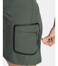 Damska spódnica outdoorowa ANA-W KILPI Ciemnozielony