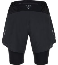 Męskie spodenki do biegania BERGEN-M KILPI Czarny
