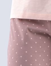 Piżama 3/4 dziewczęca 29004P GINA Cukrowy barytowy