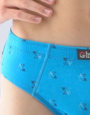 Majtki chłopięce 61003P GINA jasnoniebieski-ciemny turkusowy