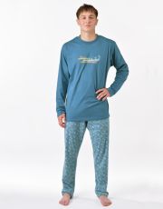 Męska piżama 79191P GINA