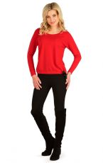 Długie legginsy damskie push-up 9C802 LITEX czarny