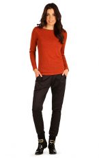 Długie spodnie damskie 9D201 LITEX czarny