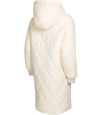 Damski płaszcz ocieplany NOPPA NAX kremowy