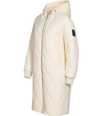 Damski płaszcz ocieplany NOPPA NAX kremowy