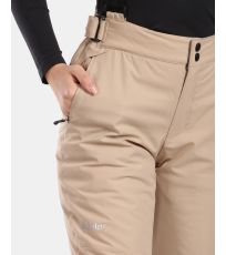 Damskie spodnie narciarskie ELARE-W KILPI Beżowy