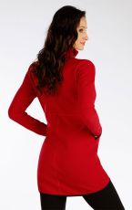 Damska bluza polarowa 7F258 LITEX ciemno czerwony