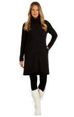 Damska długa bluza polarowa 7F264 LITEX czarny