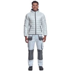 Męska ocieplana kurtka MAX NEO LIGHT Cerva biały