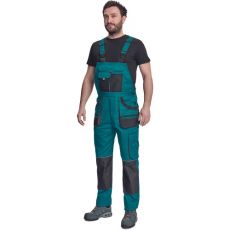 Męskie spodnie robocze z laclem CARL BE-01-004 Fridrich & Fridrich zielony/czarny