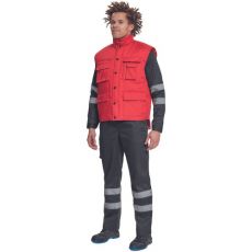 Męska kamizelka zimowa TRITON Cerva czerwony