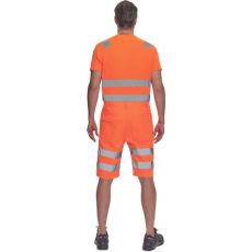 Męskie szorty robocze HI-VIS FERROL Cerva pomarańczowy