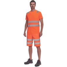 Męskie szorty robocze HI-VIS FERROL Cerva pomarańczowy