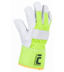 Ochronne rękawice zimowe CASSOWARY WINTER Cerva HV zółty