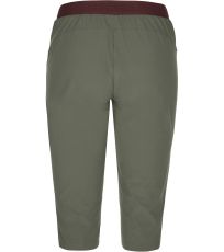 Damskie spodnie outdoorowe 3/4 MEEDIN-W KILPI Khaki