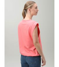 Damski t-shirt BAVORA LOAP różowy