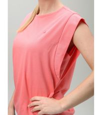 Damski t-shirt BAVORA LOAP różowy