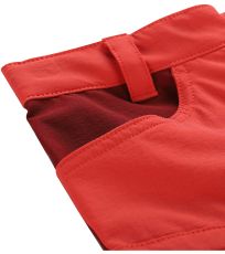 Dziecięce spodnie softshellowe AKANO ALPINE PRO paprykowy czerwony