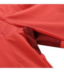 Dziecięce spodnie softshellowe AKANO ALPINE PRO paprykowy czerwony