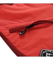 Dziecięce spodnie softshellowe AKANO ALPINE PRO paprykowy czerwony