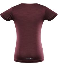 Damski t-shirt funkcyjny BASIKA ALPINE PRO Figowy