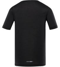 Męski t-shirt szybkoschący BASIK ALPINE PRO czarny