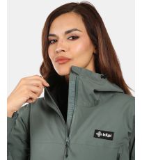Damski płaszcz outdoorowy AYRA-W KILPI Khaki