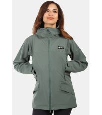 Damski płaszcz outdoorowy AYRA-W KILPI Khaki