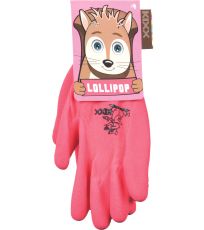 Ochronne rękawice robocze LOLLIPOP Kixx różowy STARY