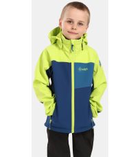 Dziecięca kurtka softshellowa RAVIO-J KILPI Ciemny niebieski