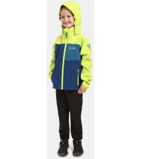 Dziecięca kurtka softshellowa RAVIO-J KILPI Ciemny niebieski