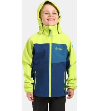 Dziecięca kurtka softshellowa RAVIO-J KILPI Ciemny niebieski