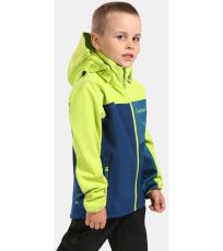 Dziecięca kurtka softshellowa RAVIO-J KILPI Ciemny niebieski