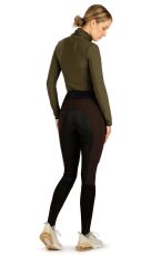 Damskie jeździeckie legginsy J1355 LITEX brązowy
