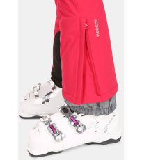 Damskie spodnie narciarskie- większe rozmiary EURINA-W KILPI Różowy