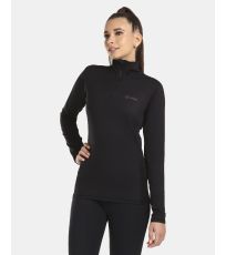 Damski t-shirt termoaktywny- większe rozmiary WILLIE-W KILPI Czarny
