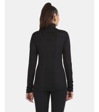 Damski t-shirt termoaktywny- większe rozmiary WILLIE-W KILPI Czarny