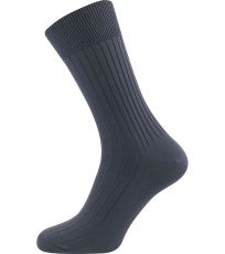 Męskie bawełniane skarpetki- 3 pary Zebran Lonka ciemno szary