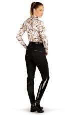 Damskie legginsy jeździeckie J1386 LITEX czarny