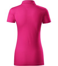 Damska koszulka polo Single J. Malfini purpurowy
