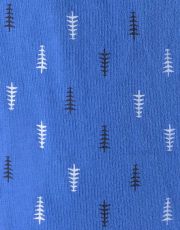 Męska piżama długa 79165P GINA niebieska niezapominajka