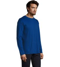 Męski t-shirt z długim rękawem MONARCH SOĽS Ultramaryna