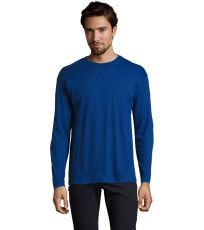 Męski t-shirt z długim rękawem MONARCH SOĽS Ultramaryna