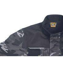 Męska kurtka robocza SHELDON CAMOU Cerva szary kamuflaż