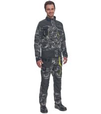 Męska kurtka robocza SHELDON CAMOU Cerva szary kamuflaż