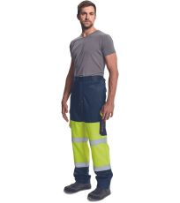 Spodnie multinorm HI-VIS TAP PM HV Cerva żółty/navy