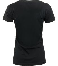 Damski bawełniany t-shirt GABORA ALPINE PRO czarny