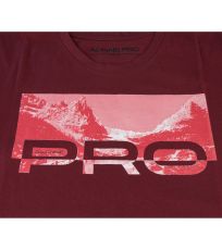 Męski t-shirt GETER ALPINE PRO pomegranate
