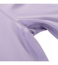 Damskie legginsy sportowe LENCA ALPINE PRO pastel lilac